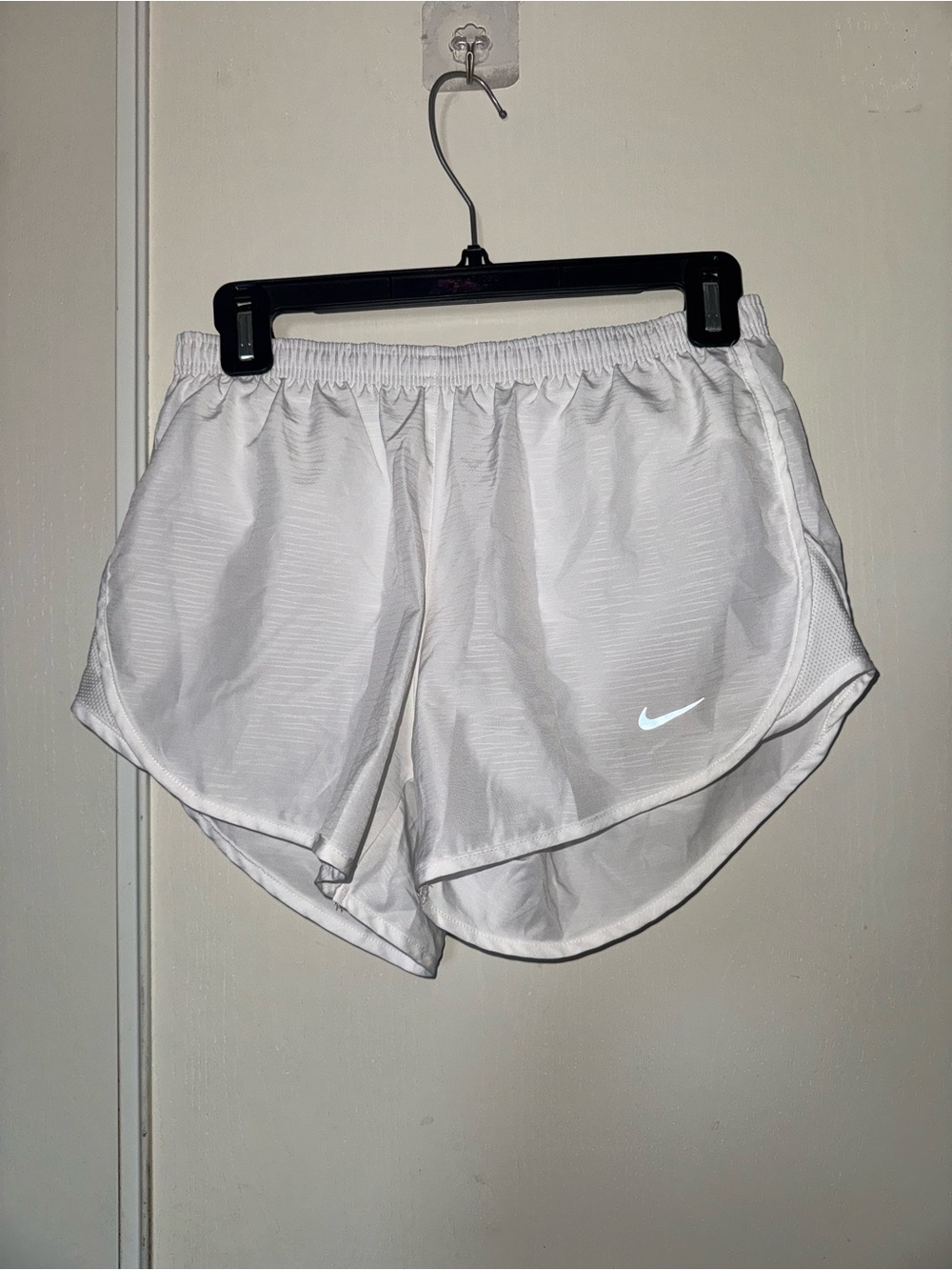 Nike White Women's Athletic Running Shorts